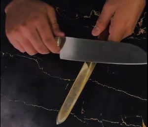 راهنمای تیز کردن چاقوی زنجان با مصقل